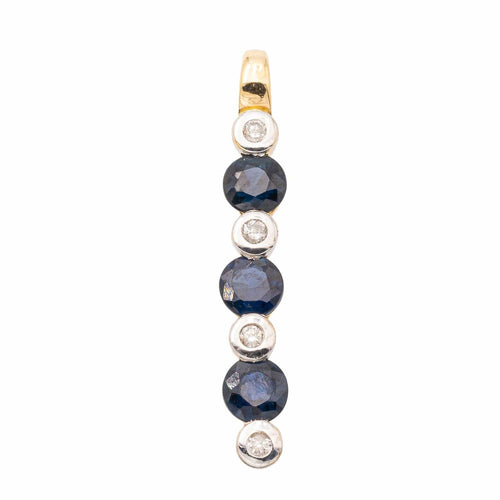 Pendentif Pendentif Or jaune Saphir 58 Facettes 2238745CN