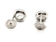 Boucles d'oreilles Chopard Boucles d'oreilles Puces Happy Diamonds Or blanc Diamant 58 Facettes 1468728CN
