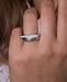 Ring 53 FRED Success Ring Small model in 750/1000 White Gold 58 Facettes 61924-57819