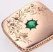 Brooch Antique rose gold and emerald brooch 58 Facettes 23-060