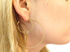 Boucles d'oreilles boucles d'oreilles LOUIS VUITTON or creoles resille monogram 58 Facettes 249783