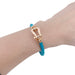 Bracelet Fred bracelet, "Force 10", pink gold and steel. 58 Facettes 32377