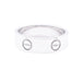 Ring 54 Cartier ring, “Love”, white gold. 58 Facettes 33312