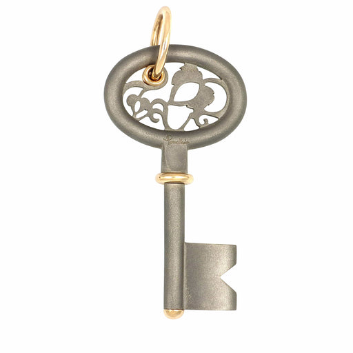 POMELLATO Pendant - Titanium Key Pendant Rose gold 58 Facettes 64700165