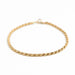 Bracelet Twisted mesh bracelet Yellow gold 58 Facettes 1856266CN