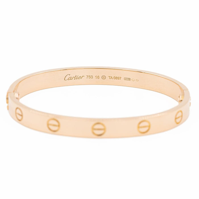 Bracelet Cartier Bracelet Jonc Love Or rose 58 Facettes 2382367CN