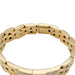 Bracelet Cartier panther mesh bracelet in yellow gold and diamonds. 58 Facettes 31343