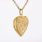 Pendentif Médaillon ancien coeur perles fines or jaune et or vert 58 Facettes 21-783