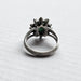 Ring 50 Emerald daisy ring diamonds triple ring 58 Facettes