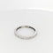 Bague Alliance en platine et diamants 58 Facettes 25378