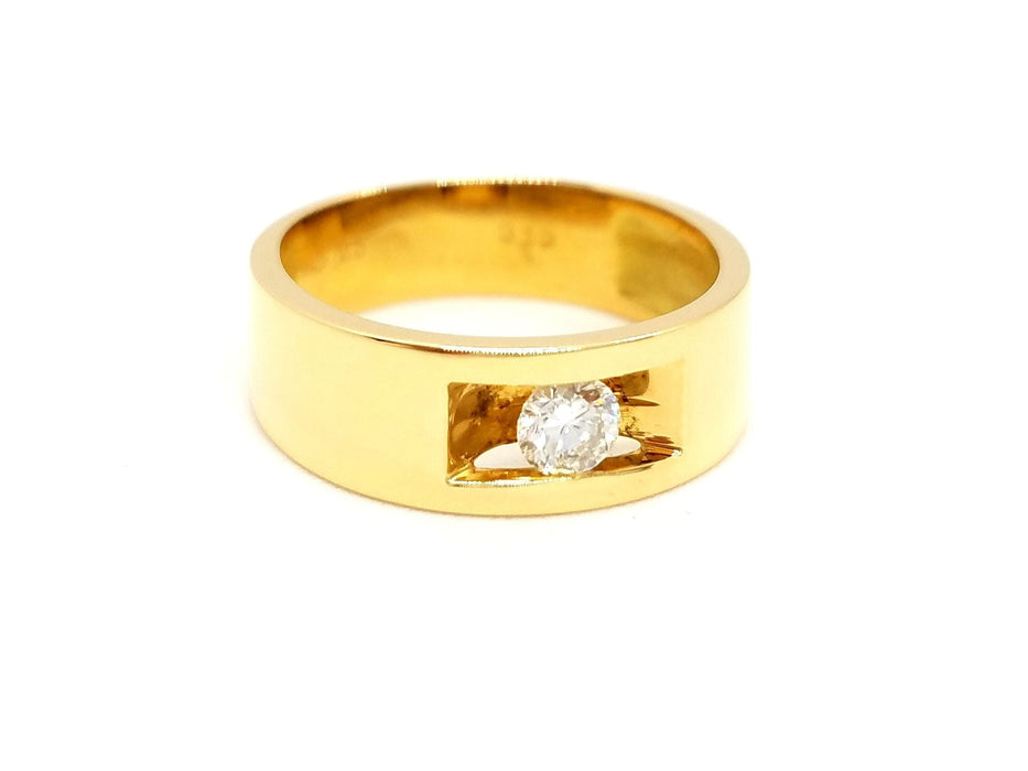 Bague 55 Bague Or jaune Diamant 58 Facettes 841211CN