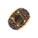 Ring 48 Ring signed POMELLATO smoky quartz in titanium and yellow gold 58 Facettes 221569