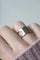 Bague 55 Bague Or blanc Pierre Cardin Space Age 58 Facettes