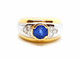 Bague 55 Bague Or jaune Saphir 58 Facettes 06496CD