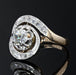 Bague 53 Bague tourbillon diamants ancienne 58 Facettes 21-843