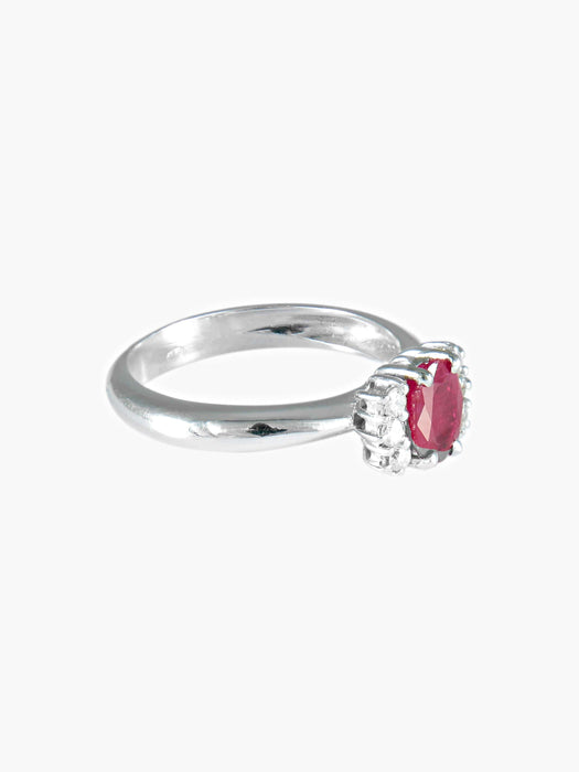 Bague 52 Bague Rubis et Diamants 58 Facettes