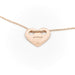 Collier Ginette NY Collier Mini Heart on Chain Or rose 58 Facettes 2203300CN