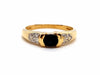 Ring 53 Ring Yellow gold Sapphire 58 Facettes 06508CD