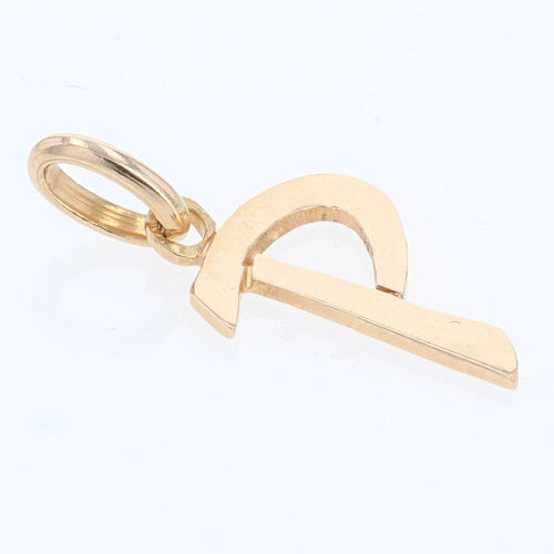 Pendentif Breloque en or Lettre P 58 Facettes 14-159