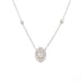 Necklace White gold diamond marquise necklace 58 Facettes