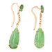 Earrings Earrings Yellow gold Jade Jadeite 58 Facettes 2432032CN