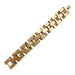 Bracelet Tank bracelet in pink gold and yellow gold. 58 Facettes 31160