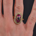 Bague 54 Bague rubis saphirs diamants style art déco 58 Facettes 22-119