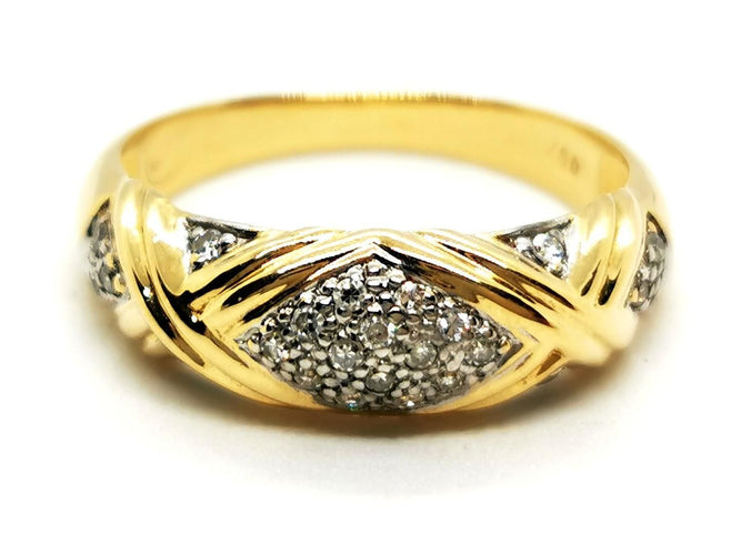 Bague 50 Bague Or jaune Diamant 58 Facettes 1720422CN
