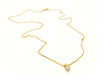 Necklace Necklace Chain + pendant Yellow gold Diamond 58 Facettes 579132RV