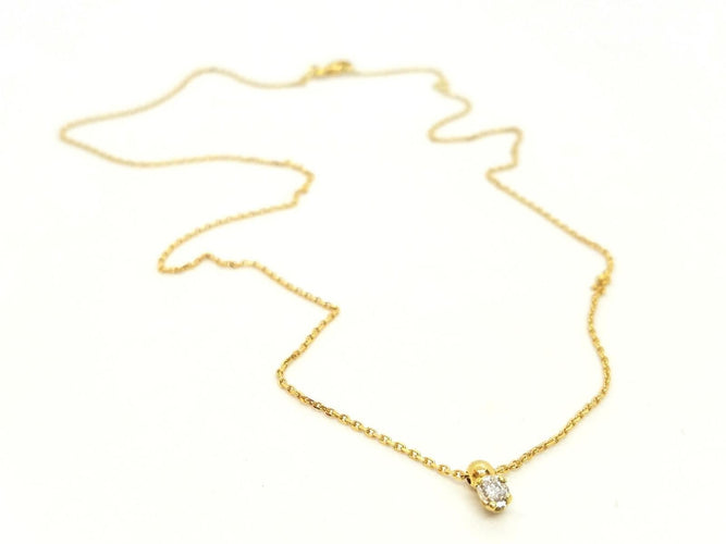Collier Collier Chaîne + pendentif Or jaune Diamant 58 Facettes 579132RV