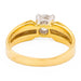 Bague 56 Bague Solitaire Or jaune Diamant 58 Facettes 578381CD