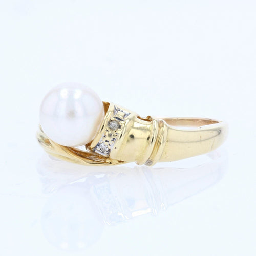 Bague 52 Bague occasion perle de culture diamants 58 Facettes 21-189E