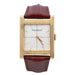 Montre Montre Jaeger Lecoultre, or rose, bracelet cuir. 58 Facettes 33014