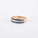 Ring 53 Sapphire and diamond bangle ring 58 Facettes