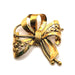 Yellow gold knot brooch 58 Facettes