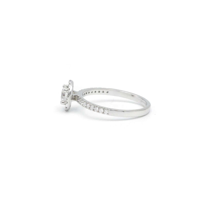 Bague Bague Solitaire accompagné Diamant 0,40ct E VS1 58 Facettes 230262R