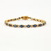 Bracelet Bracelet line Sapphires Diamonds 58 Facettes 230499