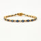 Bracelet Bracelet ligne Saphirs Diamants 58 Facettes 230499