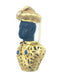 Brooch Moorish brooch circa 1960 gold, sapphires and diamonds 58 Facettes