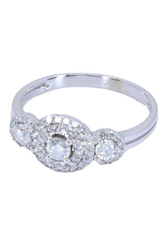 Bague 58 Bague moderne diamants 58 Facettes 061491