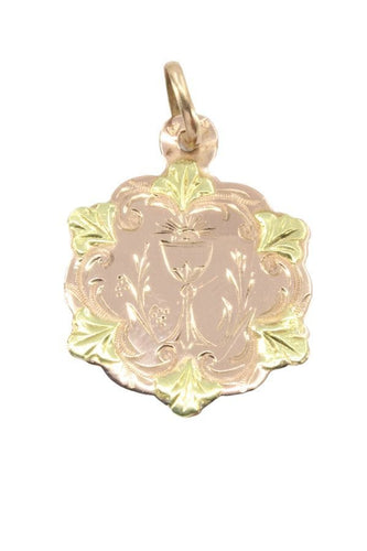 Pendentif MÉDAILLE CALICE ANCIENNE 58 Facettes 042151