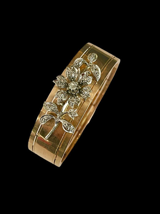 Bracelet Bracelet Jonc Diamants Napoléon III 58 Facettes 1161380