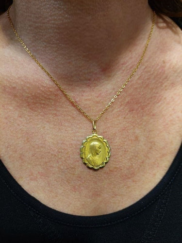 Pendentif MÉDAILLE ANCIENNE SIGNÉE DROPSY 58 Facettes 077241