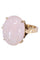 Bague BAGUE SCARABÉ QUARTZ ROSE 58 Facettes 066641