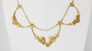Necklace Drapery necklace in yellow gold and pearls 58 Facettes 32204