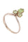 Bague 50 BAGUE ANCIENNE FLEUR DE LYS PÉRIDOTS 58 Facettes 069341