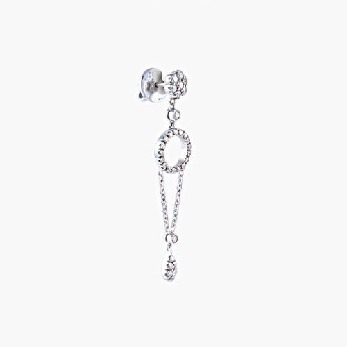 Boucles d'oreilles Boucles d'oreilles Diamants Or blanc 58 Facettes