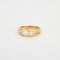Bague 54 Bague or jaune, diamants 58 Facettes HS22164