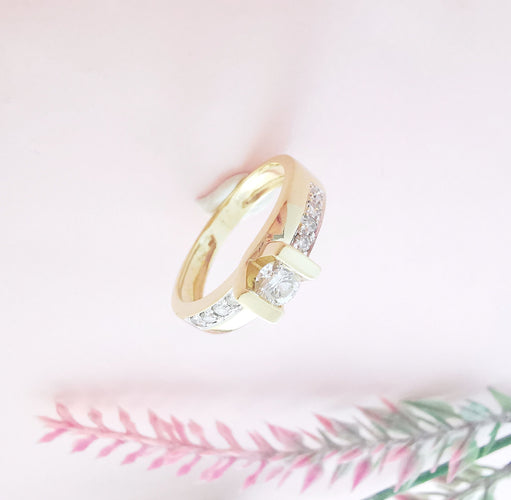 Bague Bague Diamants 2 Ors 58 Facettes AA 1624