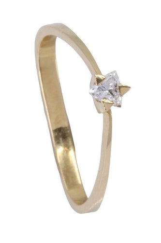 Bague 50 SOLITAIRE MODERNE DIAMANT 58 Facettes 066701